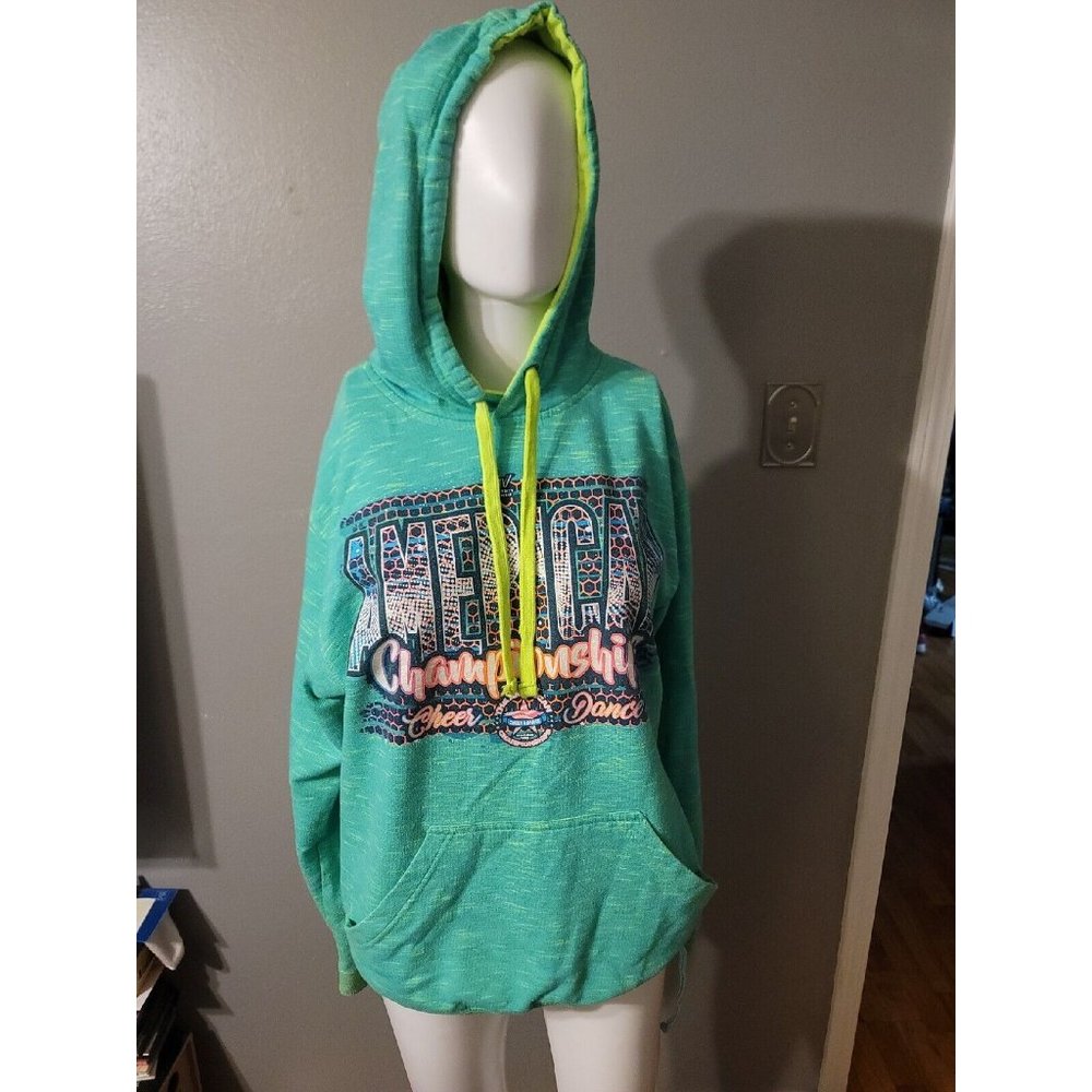 Allstar Outfitters Green Cheer Dance Championship Hoodie Green Size S